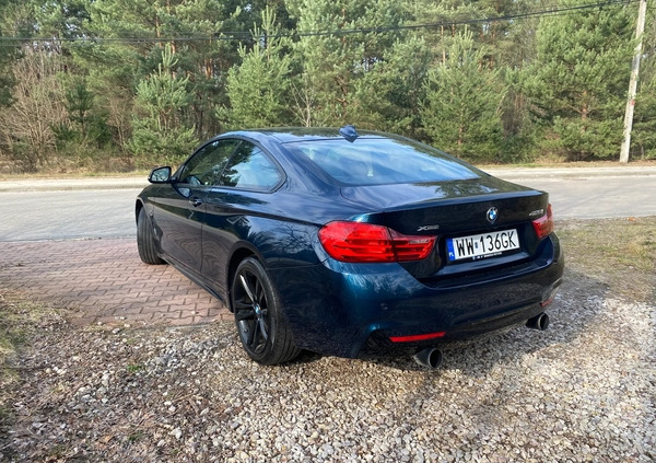 BMW Seria 4 cena 85000 przebieg: 175000, rok produkcji 2014 z Warszawa małe 172